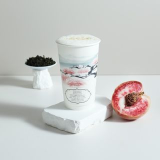 Té Oolong de Melocotón con Queso Crema