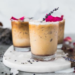 Rose Honey Iced Latte