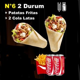 Oferta para Dos Personas (dürüm) 