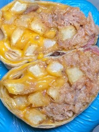 Burrito pulled pork