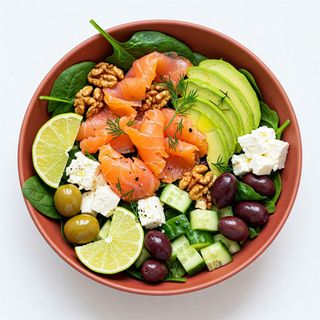 Salata Insalata salmone e avocado