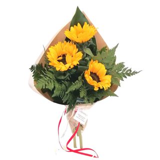 Bouquet com 3 Girassóis