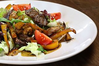 Салат "Телятина с баклажанами" (200 гр.)