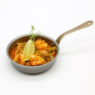 Tigaie picanta cu creveti