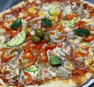 Vegetariana pizza velika