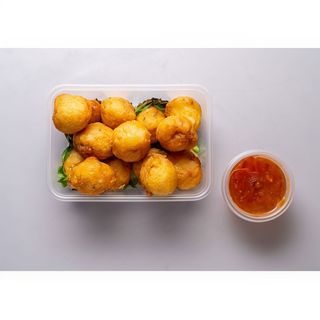 Bolas de pollo frito 10u.