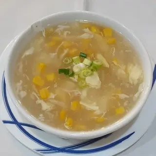 Sopa De Maíz Con Pollo