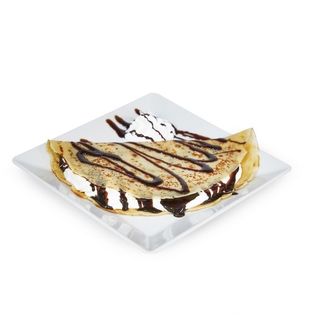 Crepe de nata y chocolate