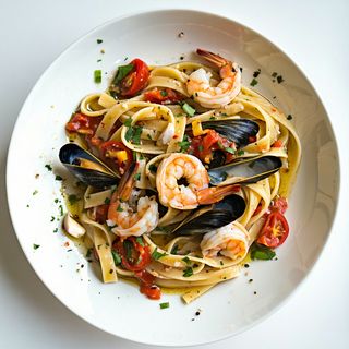 Paste cu fructe de mare