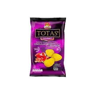 Patatas Fritas Onduladas Sabor Jamón (120 gr)