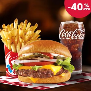 ჯუნიორ ვენდის ბურგერის კომბო