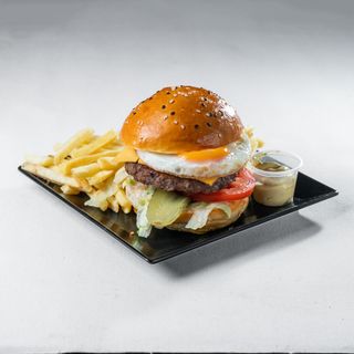 Hambúrguer com Bacon