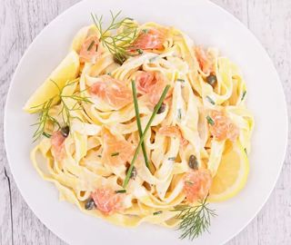 Tagliatelles Au Saumon