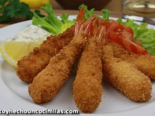 Langostinos Rebozados (Tapa)