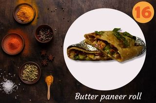 16. Butter paneer roll