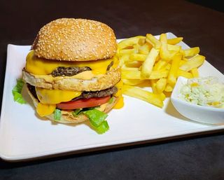 Burger superking + frites