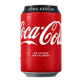 Lata Coca-cola zero