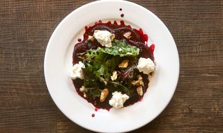 ჭარხალი თხის ყველით