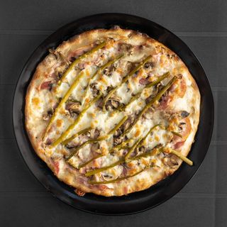 Funghi asparagi e pancetta senza glutine