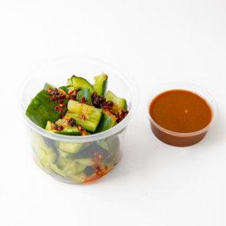 Smashed cucumber salad