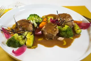 Tagliata di manzo selezionato alle verdure e odori - 250 g
