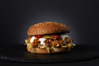 Burger smashed porc  Mare