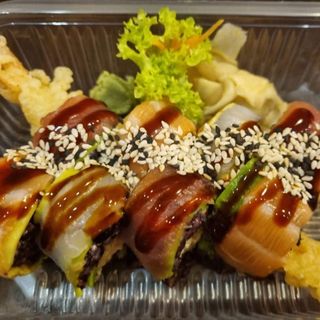 Black rainbow speciale roll