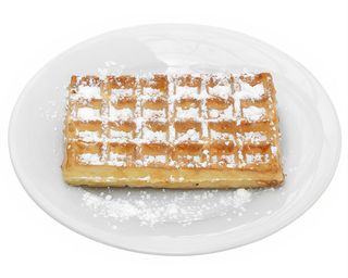 Gaufre au beurre sucrée