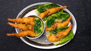 Krewetki w tempurze po azjatycku 3szt