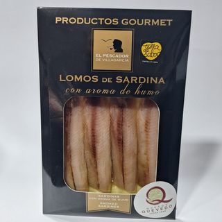 Lomos de sardinas con aroma a humo