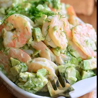 Shrimp’s avocado salad