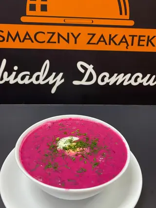 Chłodnik litewski z jajkiem (wege)