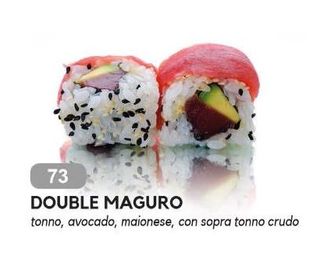 73. Uramaki double maguro 8 pezzi