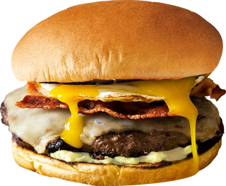 New Yorker Quicky bacon burger with egg (350г.)