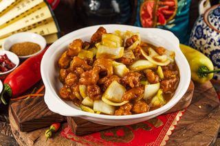 F15- შემწვარი ქათმის ფილე ქარის სანელებლით