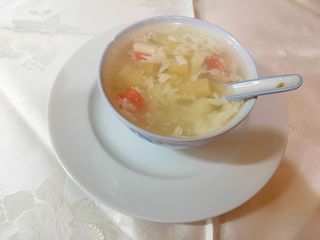 Sopa de Cangrejos con Espárragos
