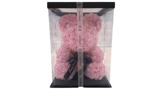 Kwiatowy Miś King Size Jasny Róż