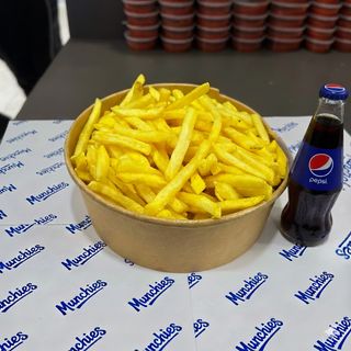Classic XL pomfrit + Pepsi