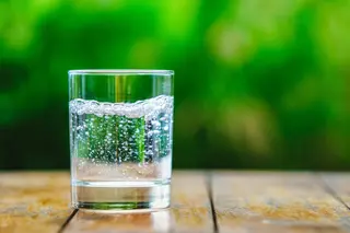 agua con gas