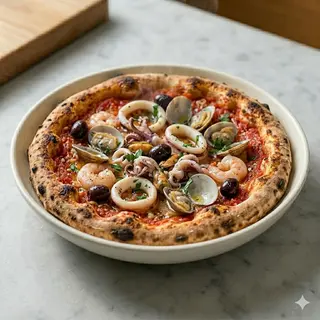 Pizza ai frutti di mare