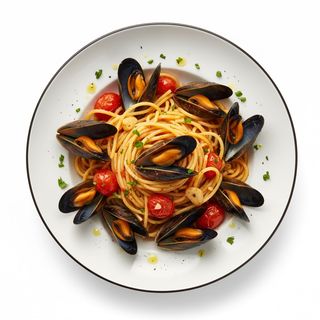 Pasta con cozze