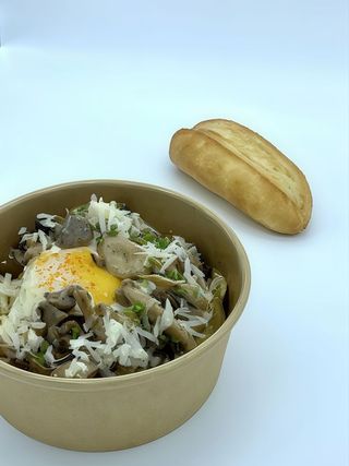 ESTRELLADOS SETAS Y PARMESANO