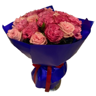 Bukiet różowych róż <<S<<