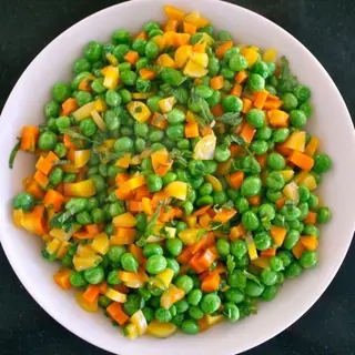 Peas rice/chapati 