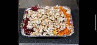 Ensalada mixta con pollo picado (mediana)