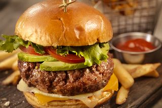 Panino con hamburger