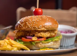 Crispy burger