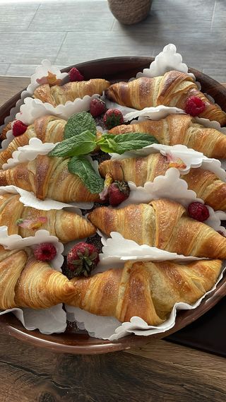 Croissant pistacja