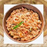 Posni rižoto sa morskim plodovima