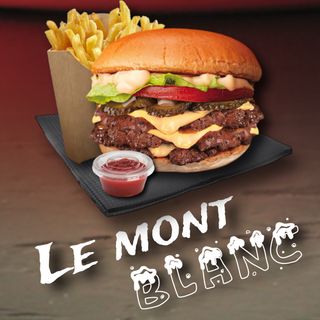 LE MONT BLANC ( burger de luxe )